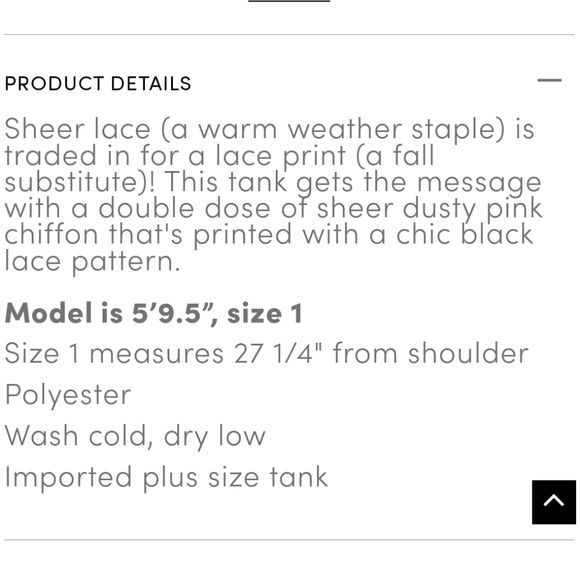 Plus Size 3X Torrid Pink Black Lace Print Layered Tank Top dressy shiry - Picture 6 of 6